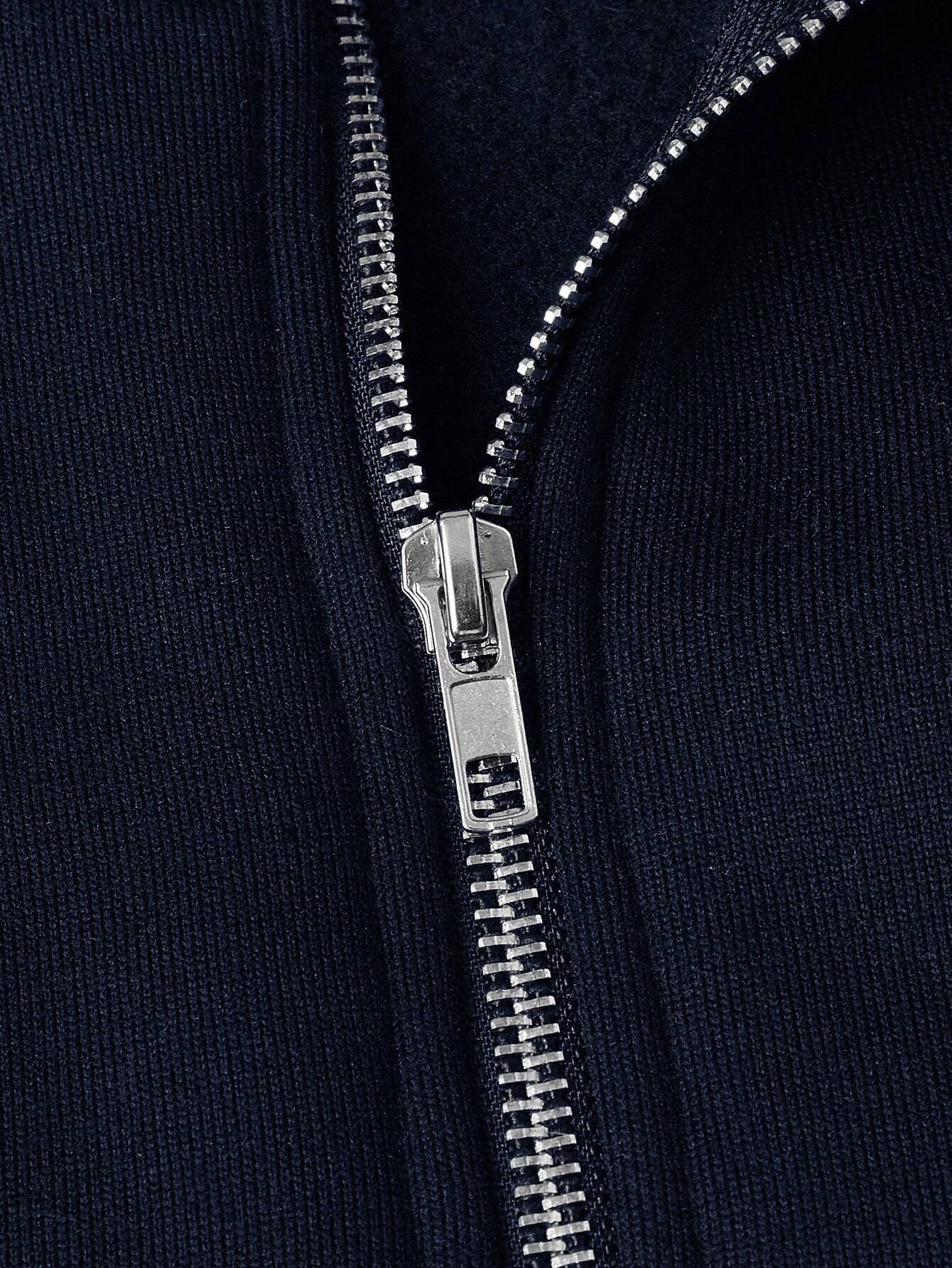 Herre Half-Zip Trøje i Klassisk Design – Komfortabel & Tidløs