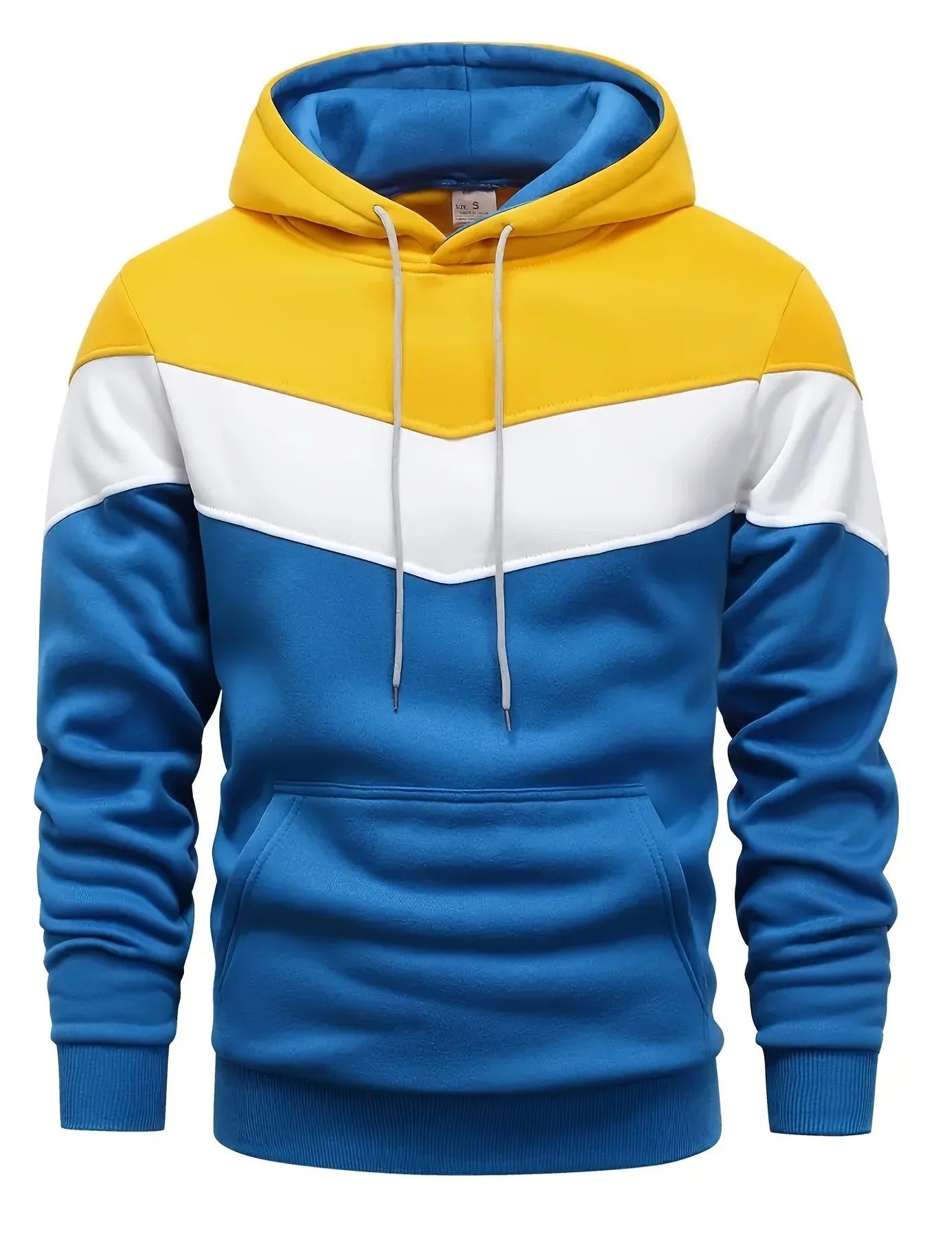 Herre hoodie | Komfortabel trøje med hætte og kængurulomme