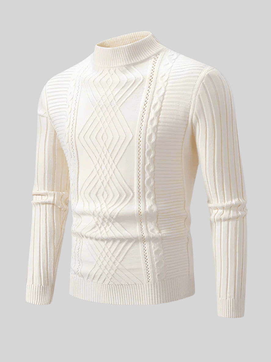 FELIPE™ | JACQUARD SCHAPENFLEECE TRØJE - Svanen Mode