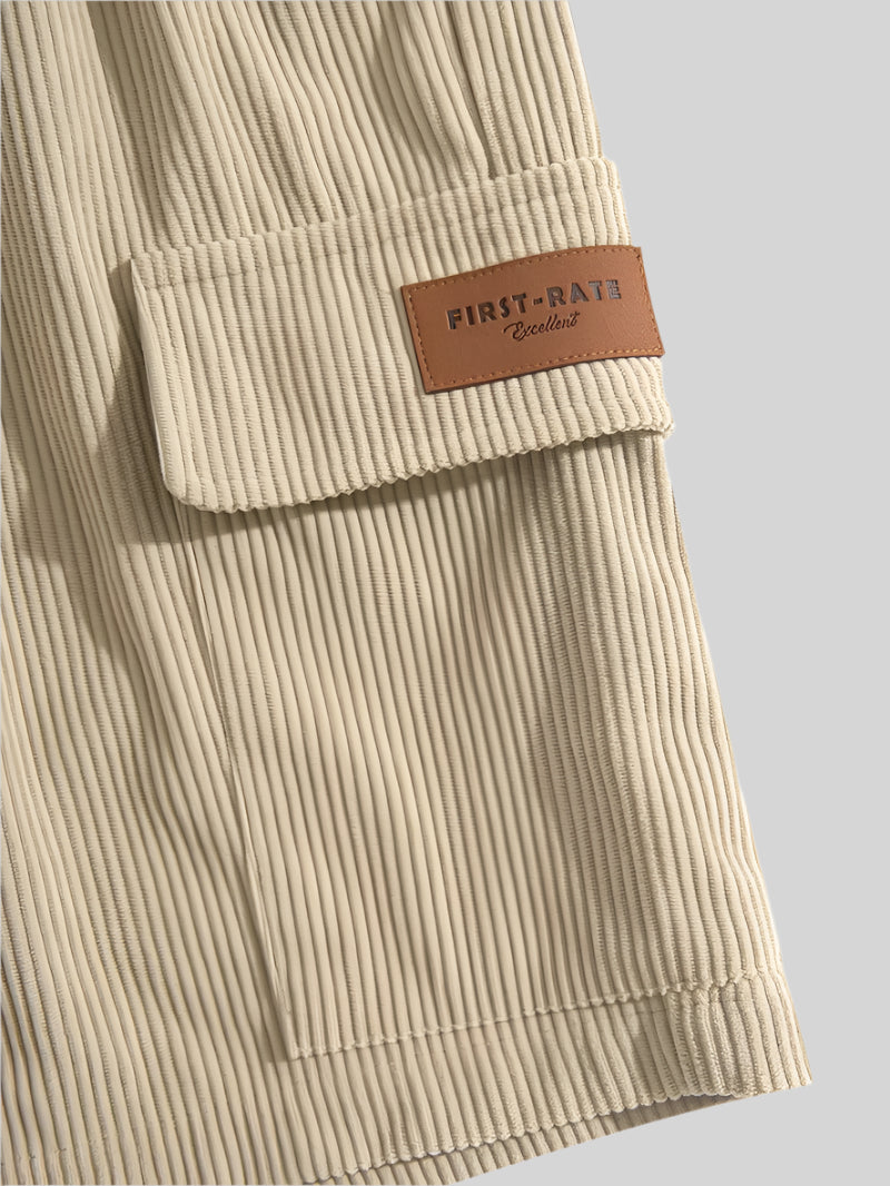 Albert Corduroy Cargo Bukser - Komfortable og Stilfulde Bukse - Svanen Mode