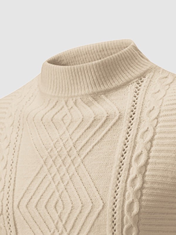 FELIPE™ | JACQUARD SCHAPENFLEECE TRØJE - Svanen Mode