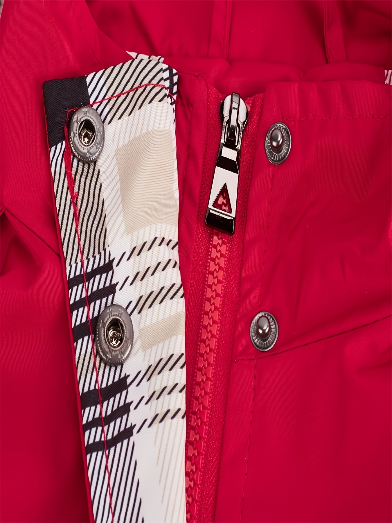 Dame jakke | Parka med hætte og justerbar talje