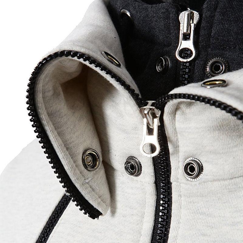 Jordan | Sporty herre-hoodie med lynlås og hætte
