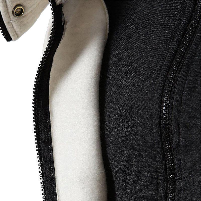 Jordan | Sporty herre-hoodie med lynlås og hætte