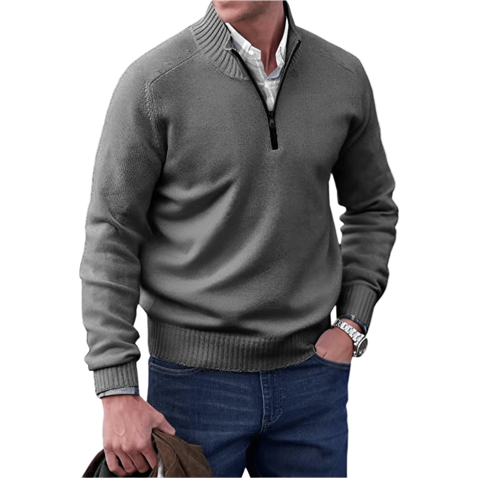 PALLE™ | HALV ZIP SWEATER (1+1 GRATIS) - Svanen Mode