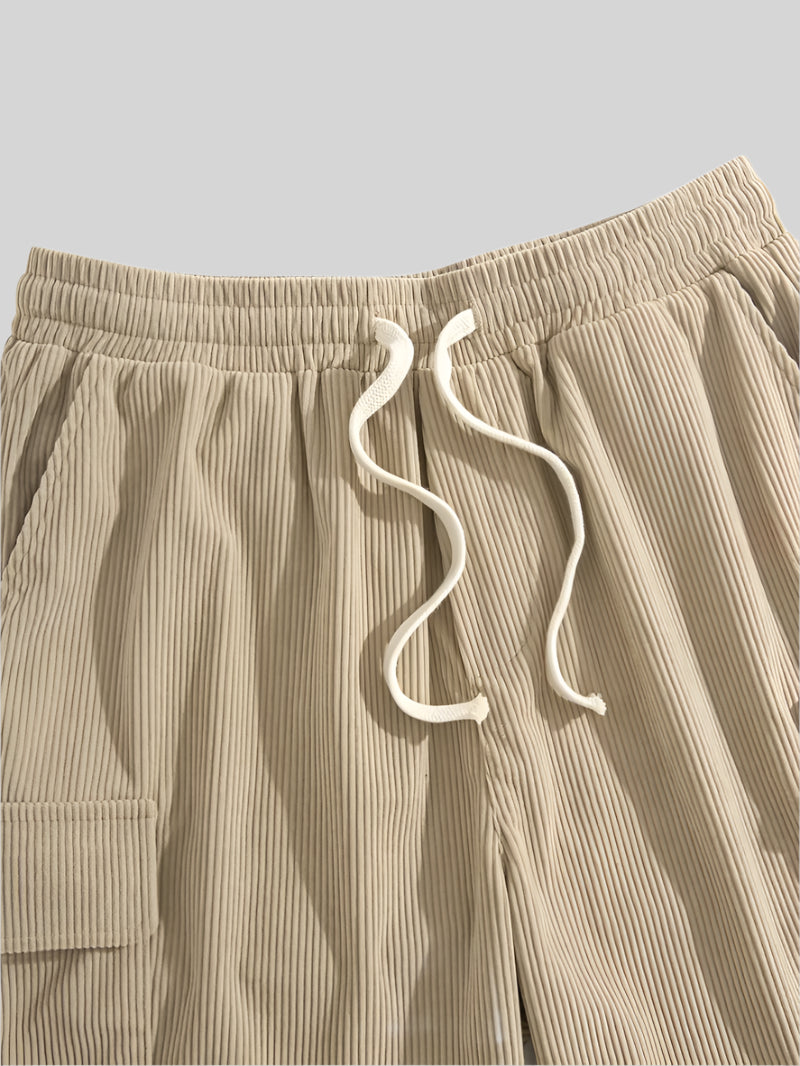 Albert Corduroy Cargo Bukser - Komfortable og Stilfulde Bukse - Svanen Mode