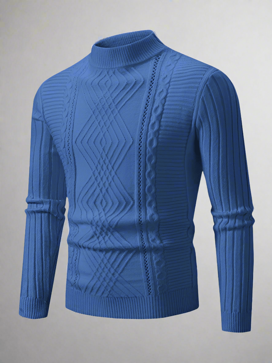 FELIPE™ | JACQUARD SCHAPENFLEECE TRØJE - Svanen Mode