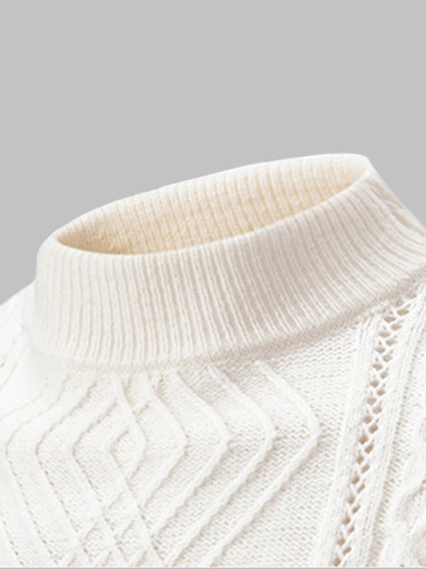 FELIPE™ | JACQUARD SCHAPENFLEECE TRØJE - Svanen Mode