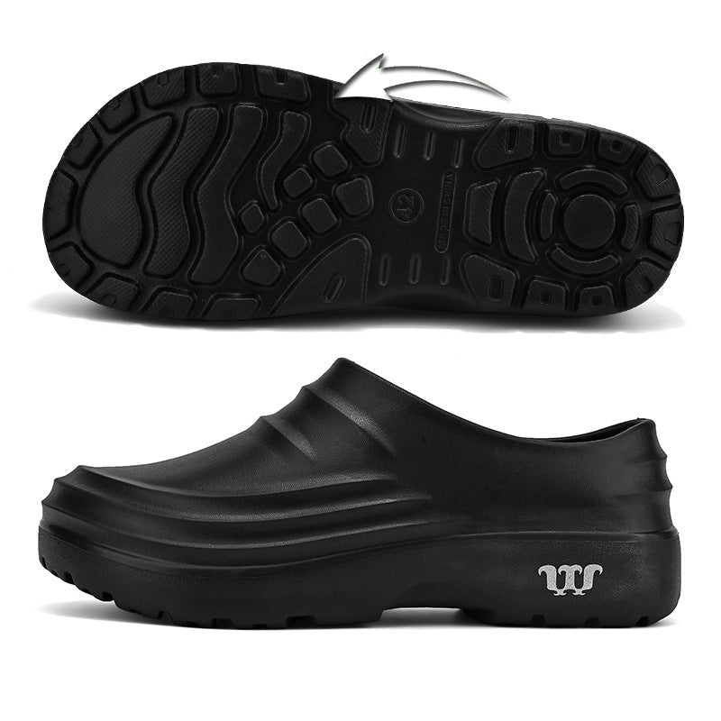 Dame sko | Clogs med platform sål og lukket tå