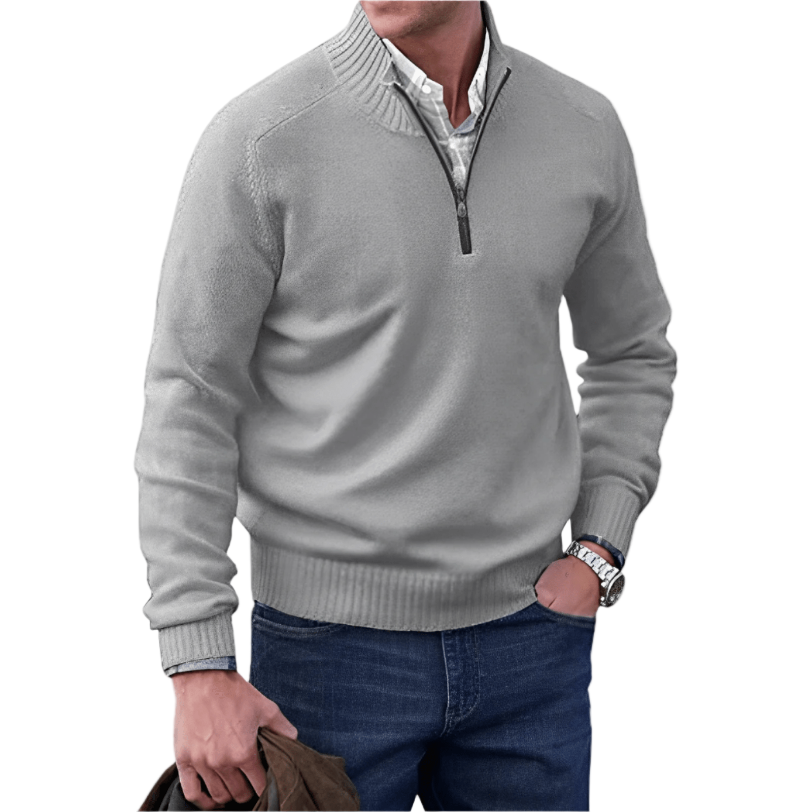 PALLE™ | HALV ZIP SWEATER (1+1 GRATIS) - Svanen Mode