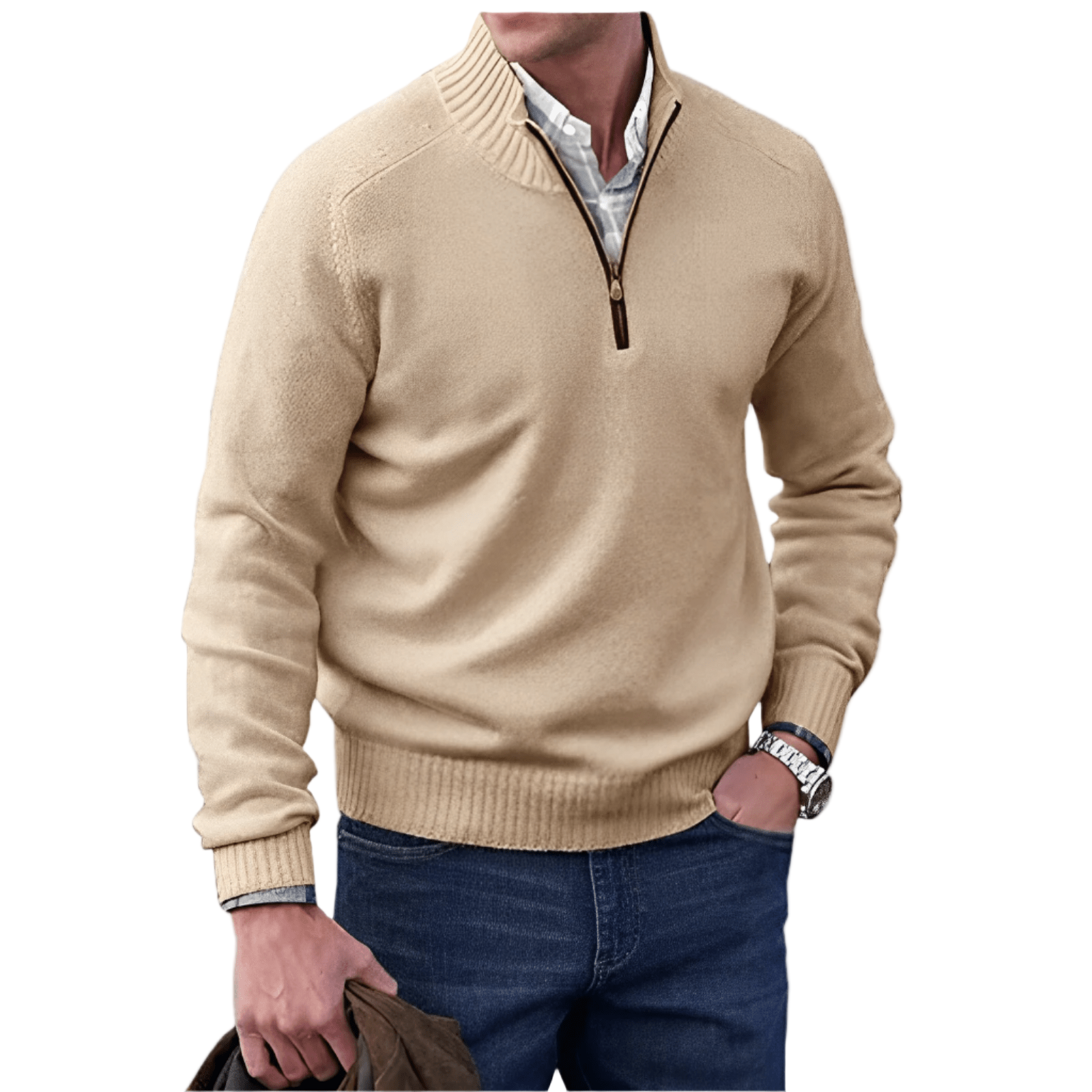 PALLE™ | HALV ZIP SWEATER (1+1 GRATIS) - Svanen Mode