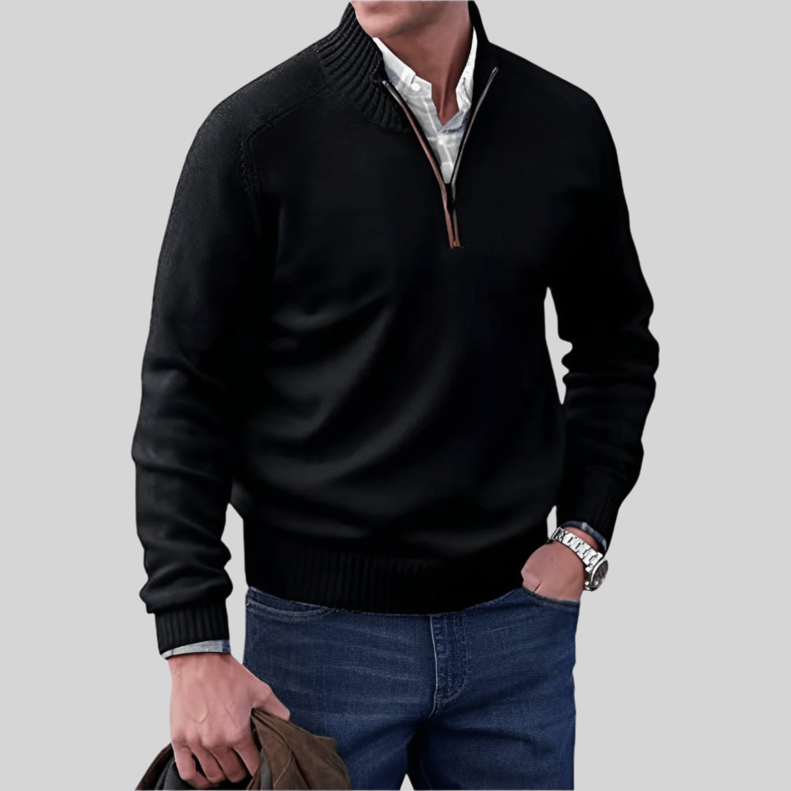 PALLE™ | HALV ZIP SWEATER (1+1 GRATIS) - Svanen Mode