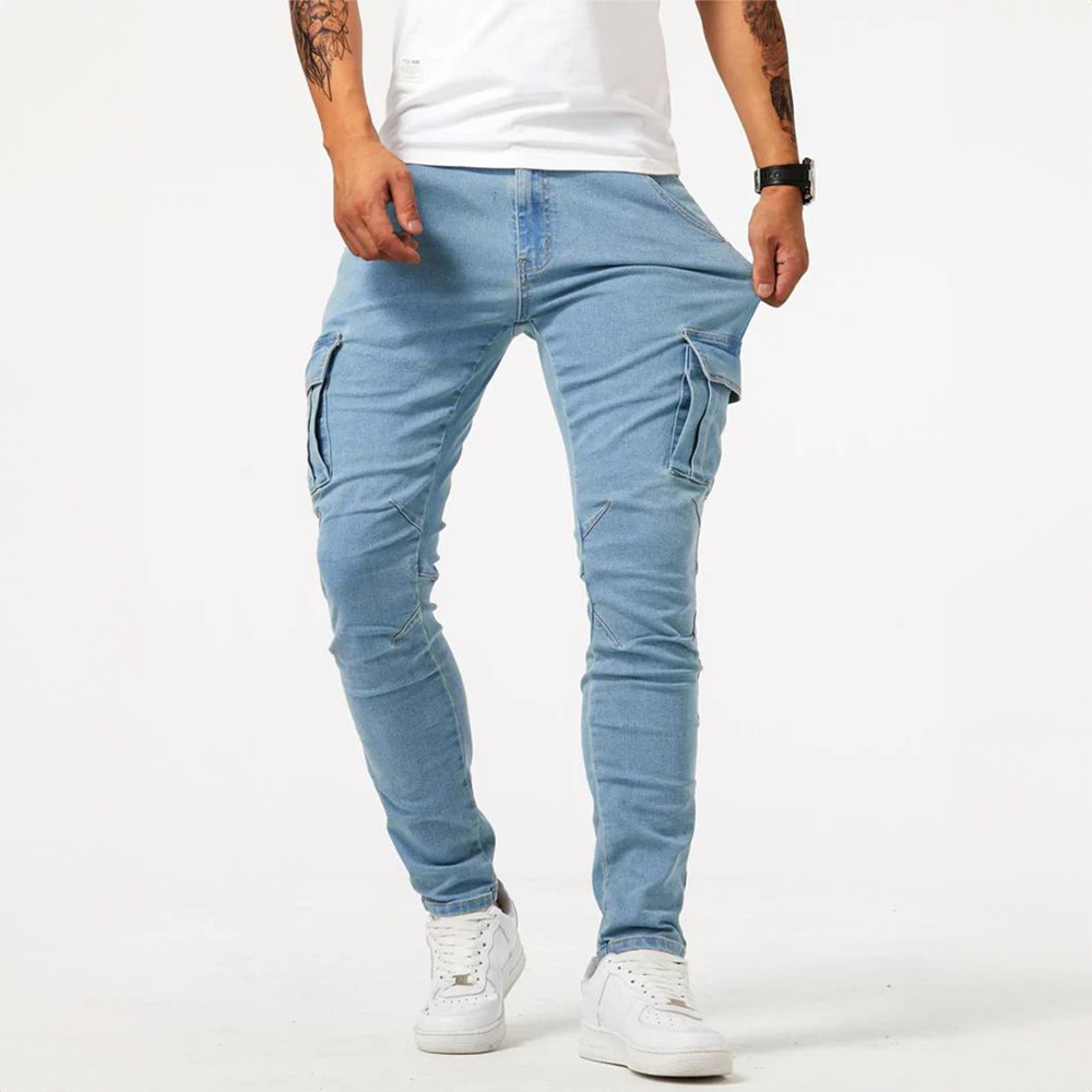 Moderne Cargo Bukser til Mænd – Slim Fit & Komfortable Hverdagsbukser