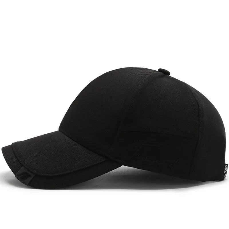 Casquette de baseball pour homme | Casquette en twill avec détail signature