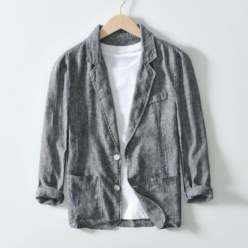 Blazer pour homme | Blazer d'été en lin à la coupe décontractée