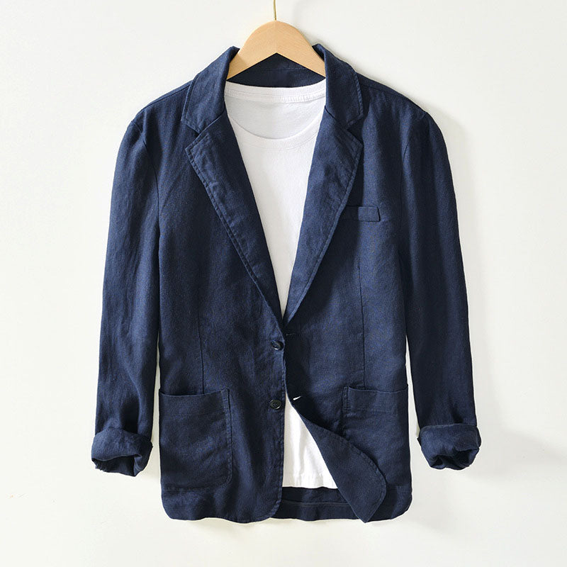 Blazer pour homme | Blazer d'été en lin à la coupe décontractée