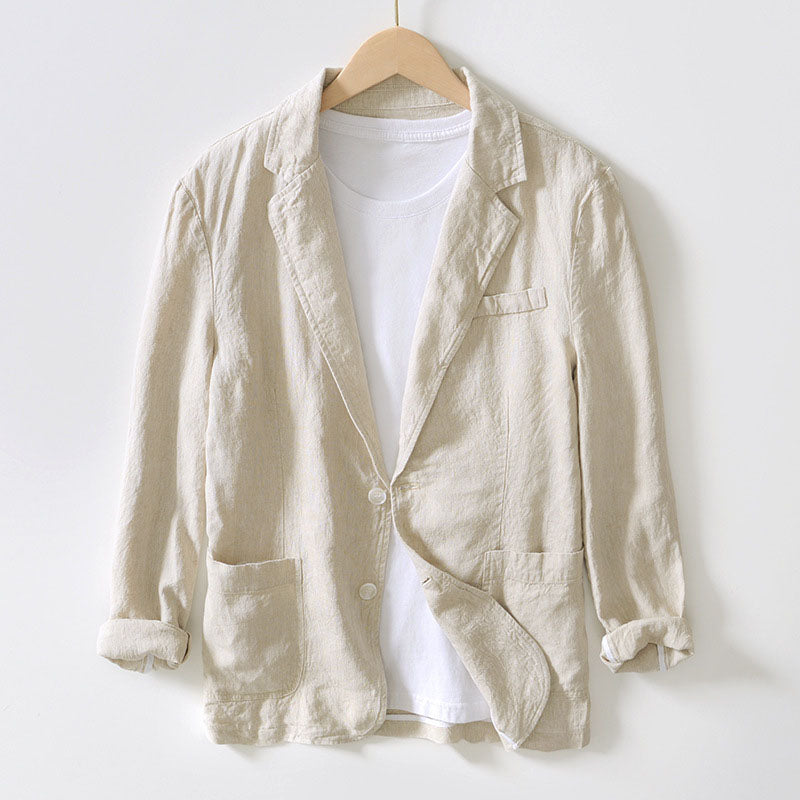 Blazer pour homme | Blazer d'été en lin à la coupe décontractée