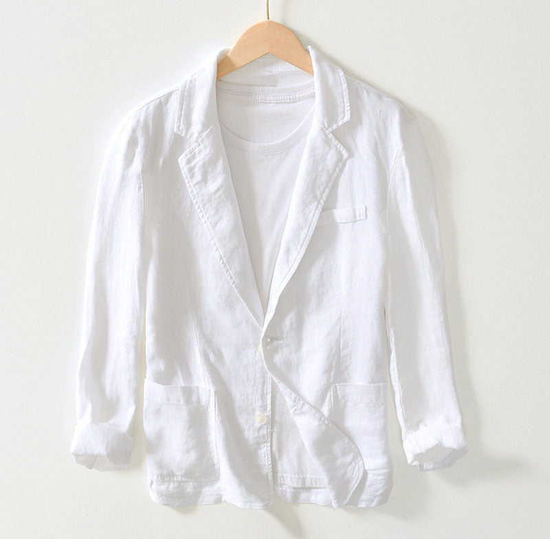 Blazer pour homme | Blazer d'été en lin à la coupe décontractée