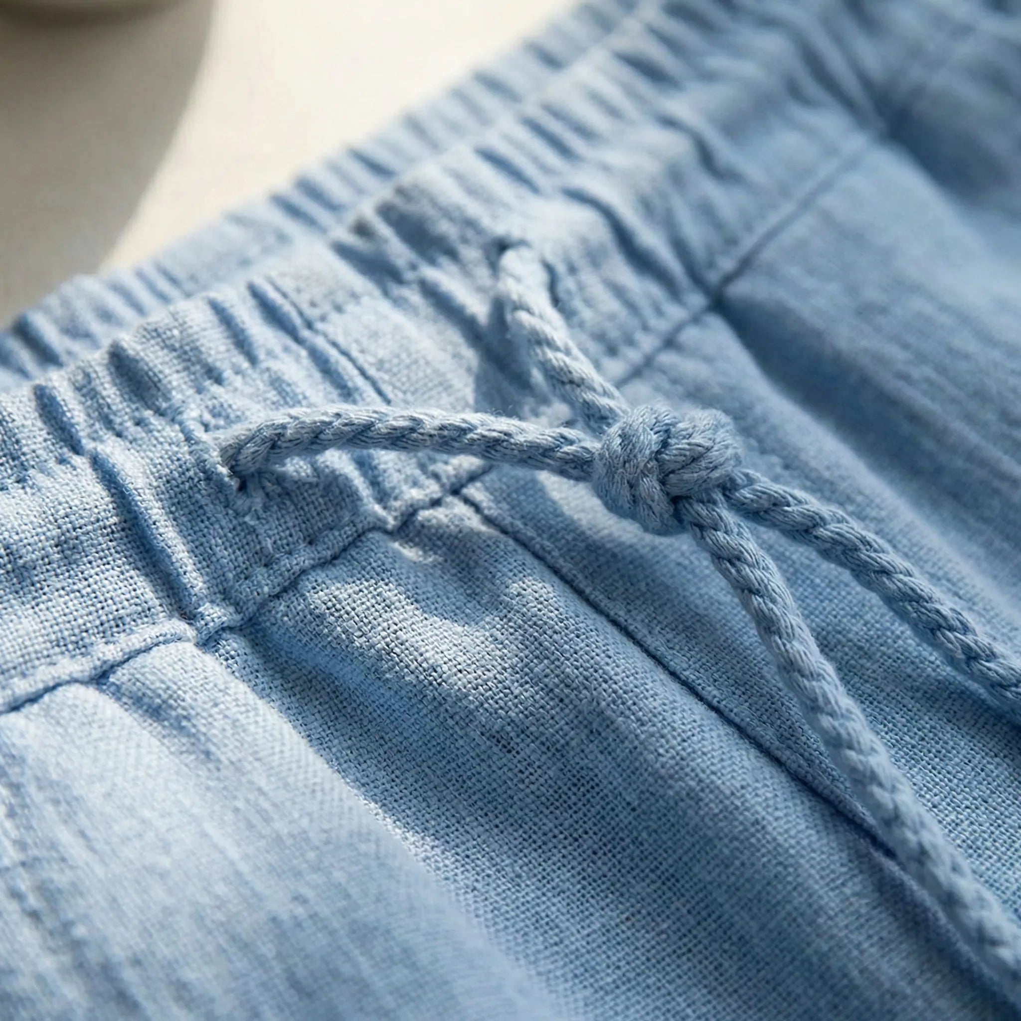 Pantalons pour femmes | Pantalons en lin à taille élastiquée
