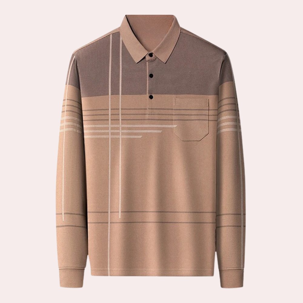 Emil | Poloshirt til mænd i khaki-3