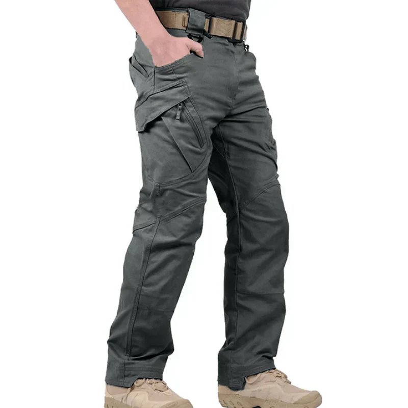 Cargo bukser herre | Outdoor bukser med lommer og robust pasform