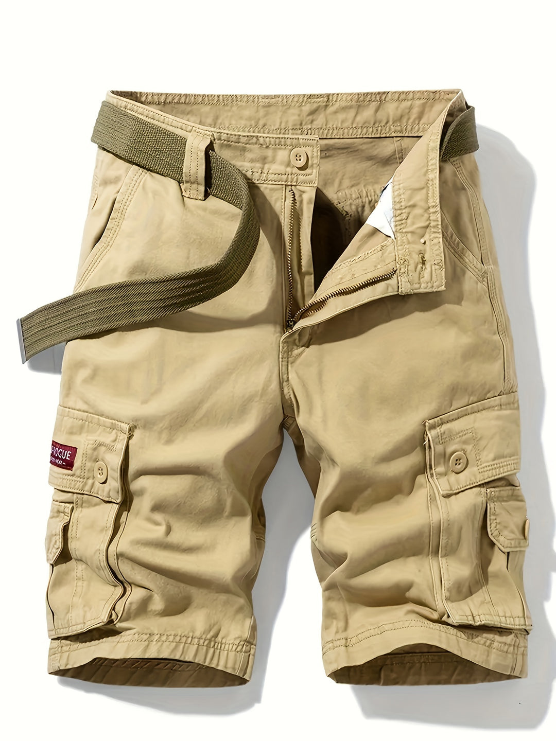 Cargo shorts herre | Multi lommer med snøre