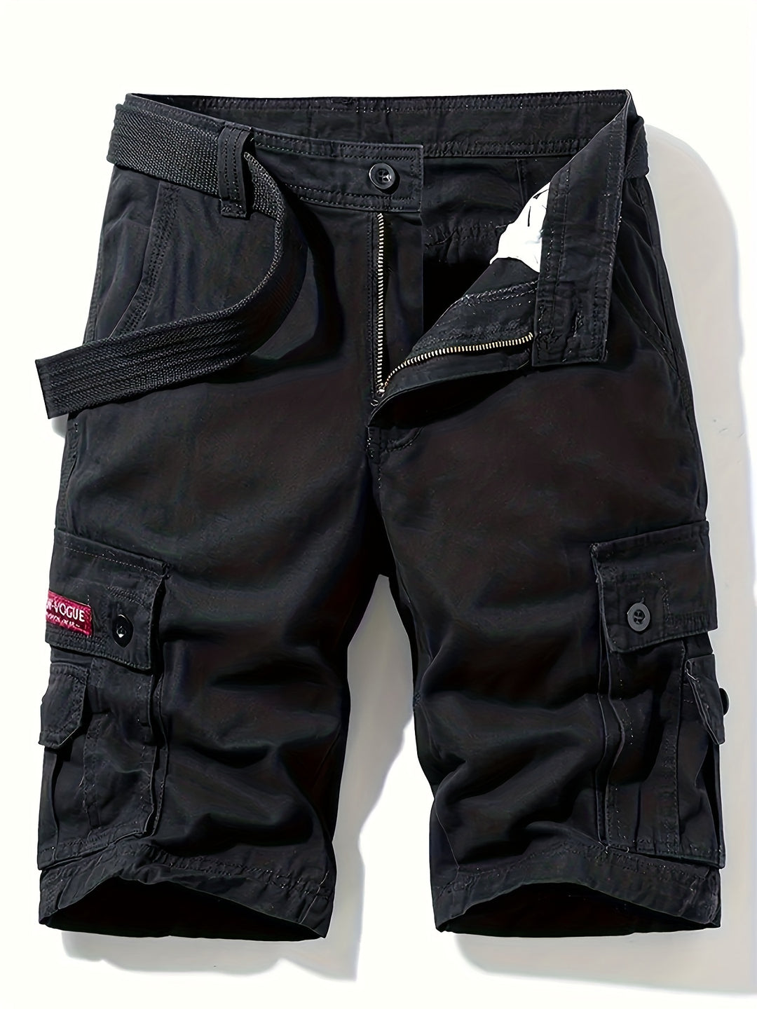 Cargo shorts herre | Multi lommer med snøre