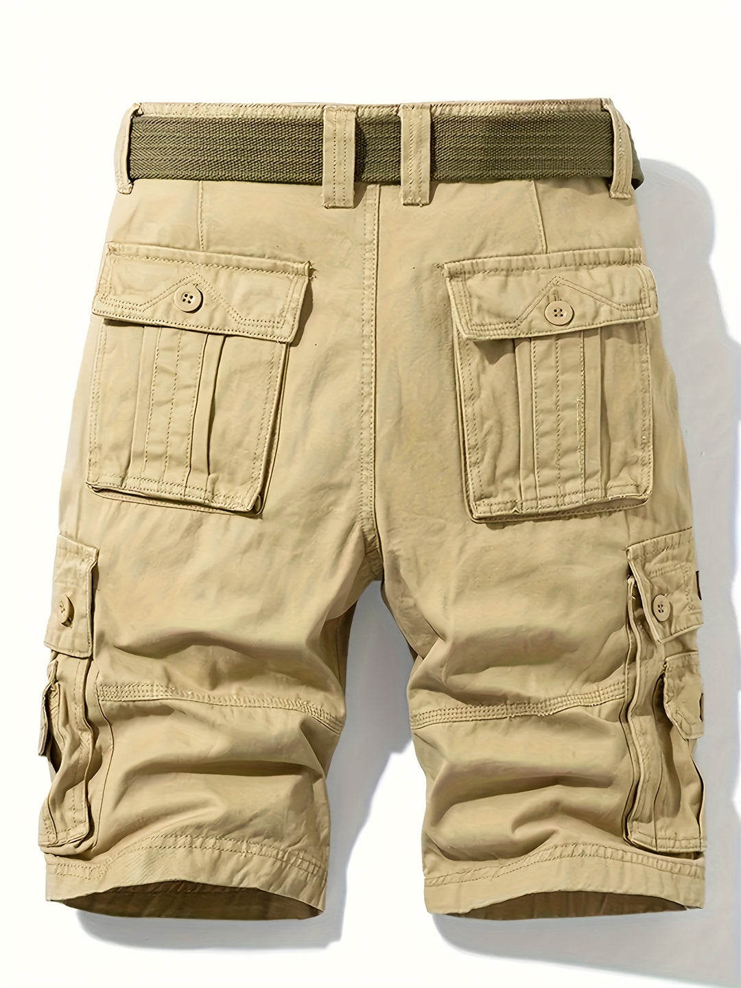 Cargo shorts herre | Multi lommer med snøre