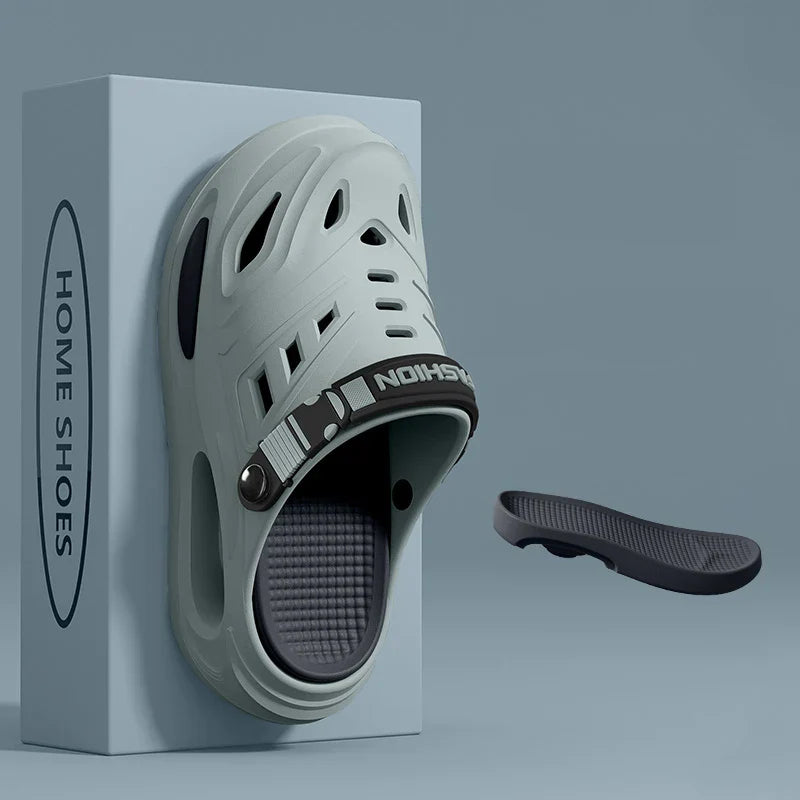 Sabots pour homme | Sabots confortables à enfiler avec bride réglable