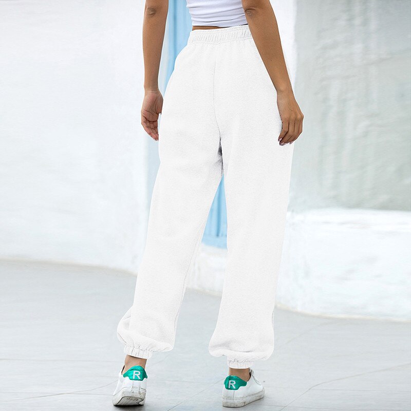 Dame fleece joggers | Løs og varm vinterbukse i blødt materiale