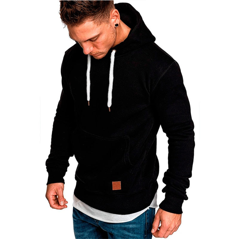 Herre hoodie | Casual sweatshirt i blød bomuld
