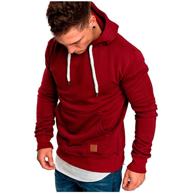 Herre hoodie | Casual sweatshirt i blød bomuld