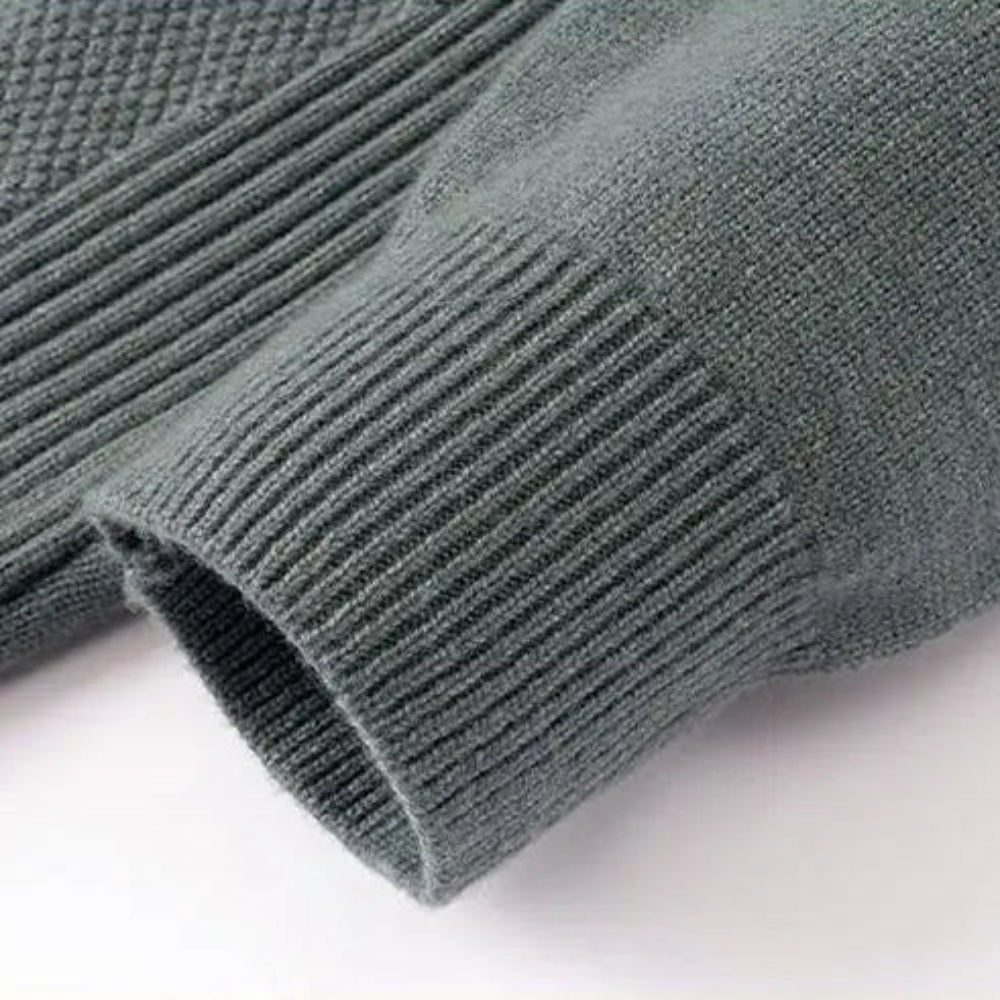 Herre jacquard sweater 8