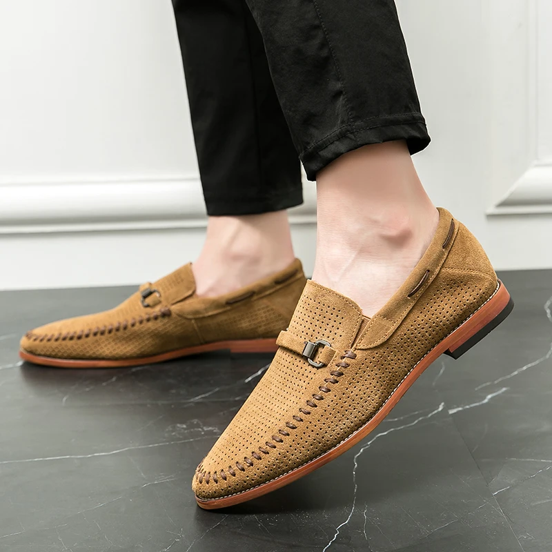 Mocassins pour homme | Mocassins élégants à enfiler avec perforations
