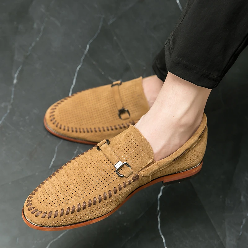 Mocassins pour homme | Mocassins élégants à enfiler avec perforations
