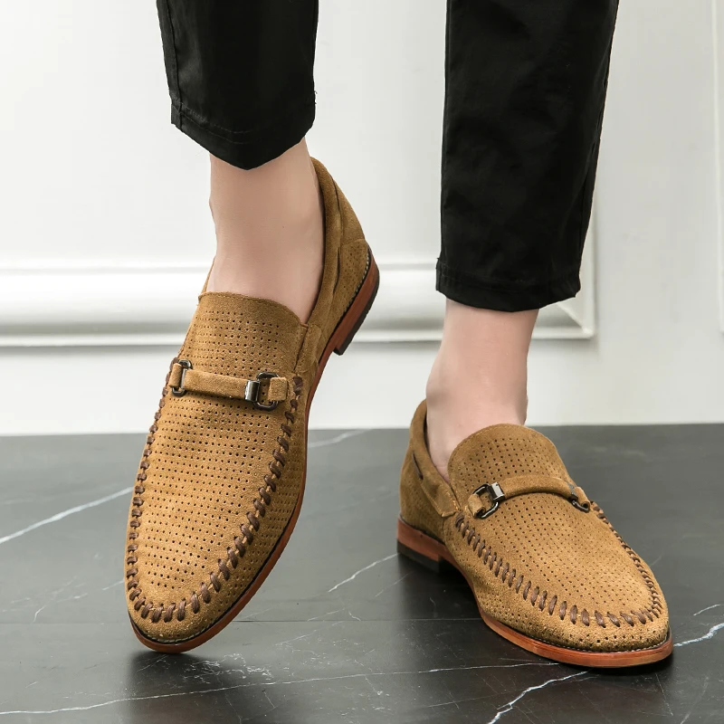 Mocassins pour homme | Mocassins élégants à enfiler avec perforations