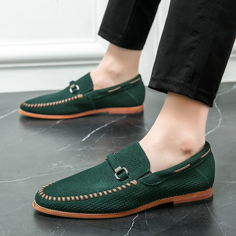 Mocassins pour homme | Mocassins élégants à enfiler avec perforations