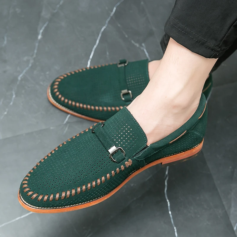 Mocassins pour homme | Mocassins élégants à enfiler avec perforations