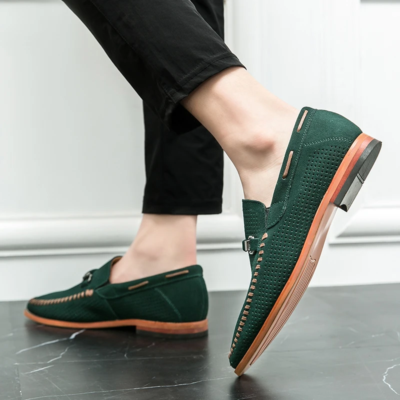 Mocassins pour homme | Mocassins élégants à enfiler avec perforations