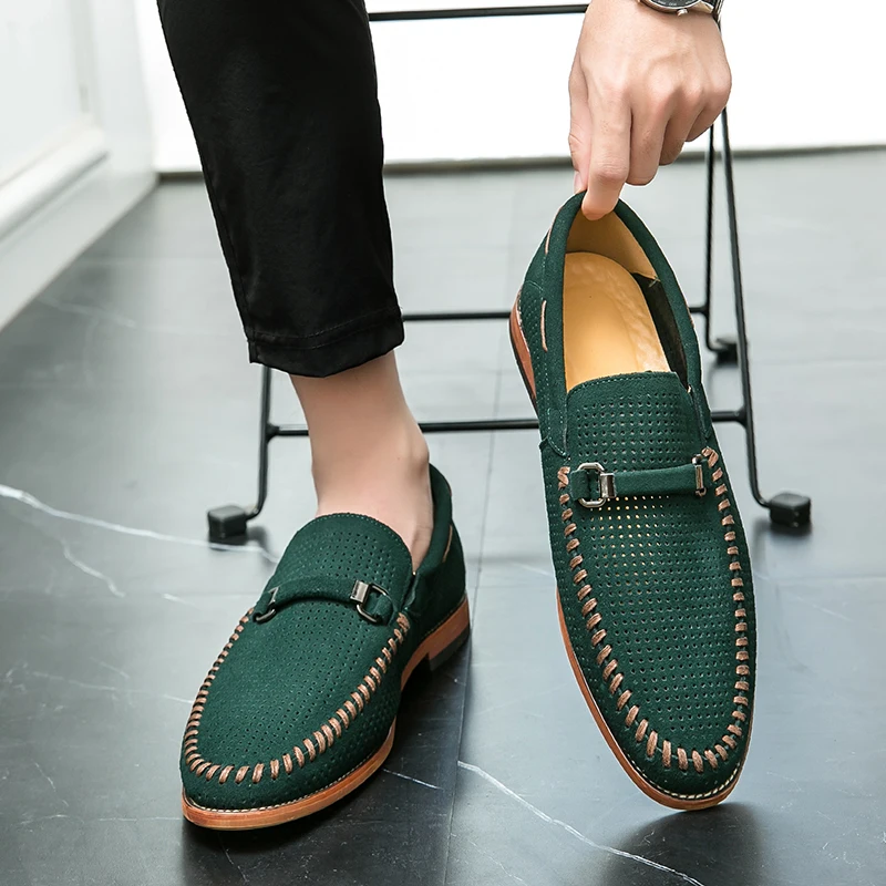 Mocassins pour homme | Mocassins élégants à enfiler avec perforations