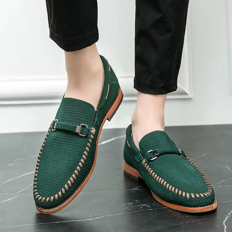 Mocassins pour homme | Mocassins élégants à enfiler avec perforations