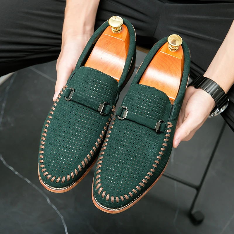Mocassins pour homme | Mocassins élégants à enfiler avec perforations