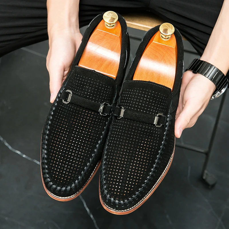 Mocassins pour homme | Mocassins élégants à enfiler avec perforations