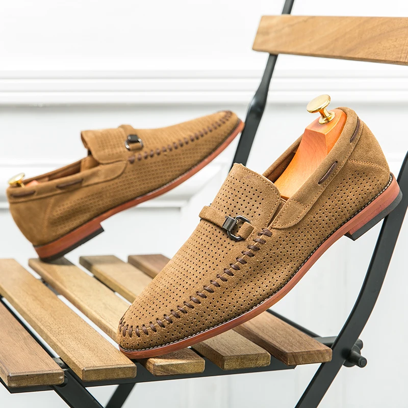 Mocassins pour homme | Mocassins élégants à enfiler avec perforations