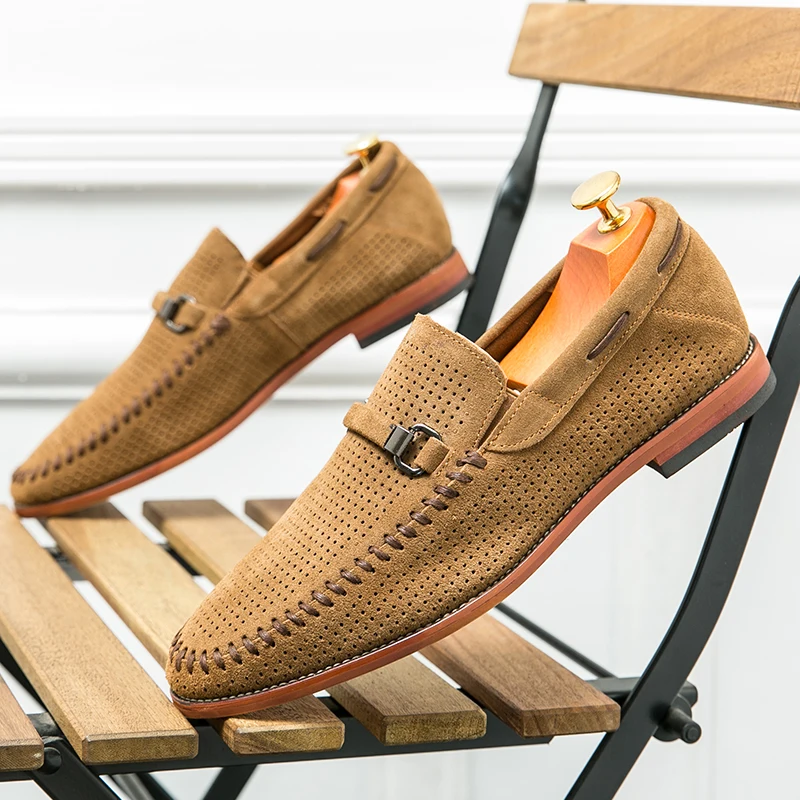 Mocassins pour homme | Mocassins élégants à enfiler avec perforations