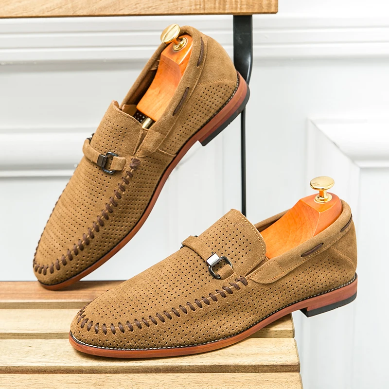 Mocassins pour homme | Mocassins élégants à enfiler avec perforations