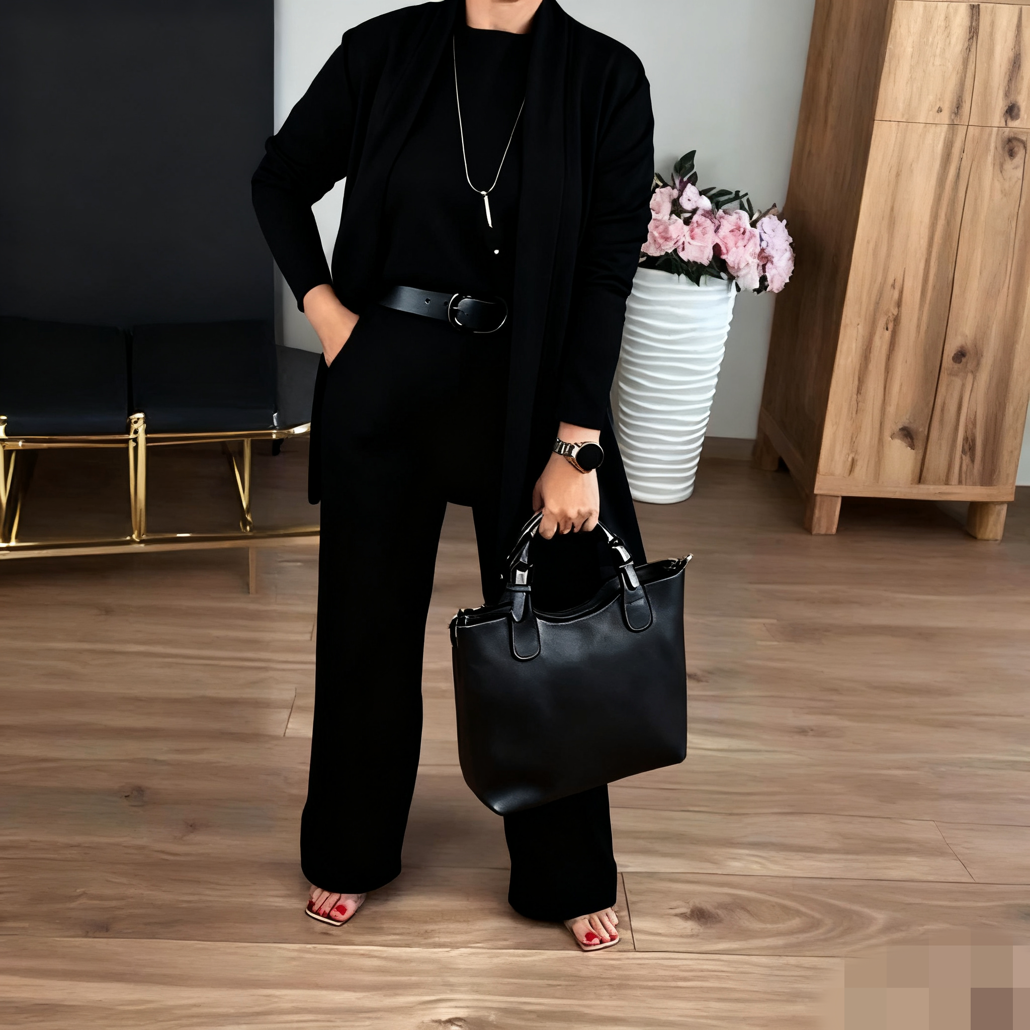 Elegant 3-delt sæt til kvinder