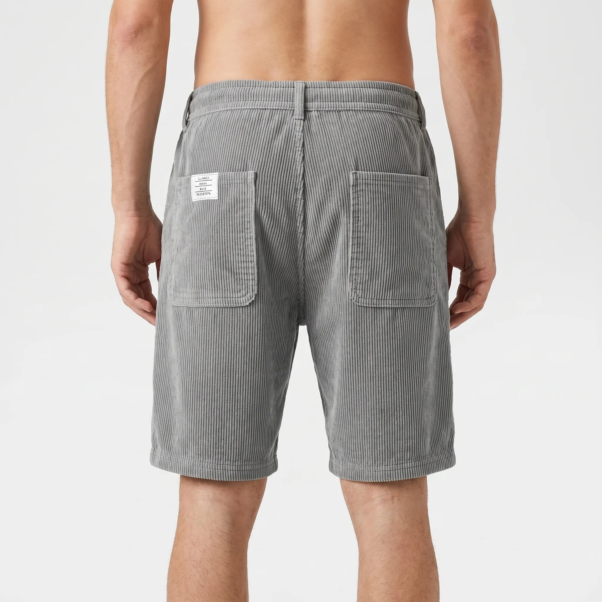 Korte bukser herre | Luksus corduroy sommershorts