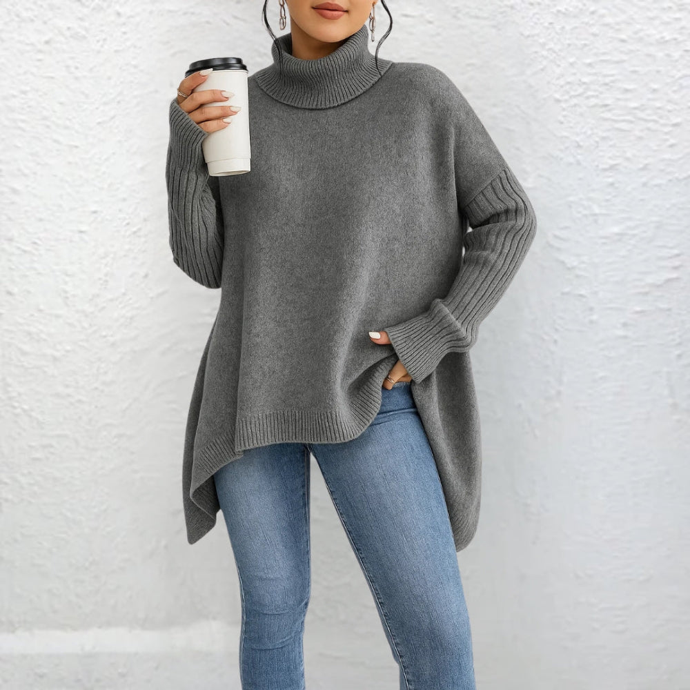 Løs rullekrave sweater 2