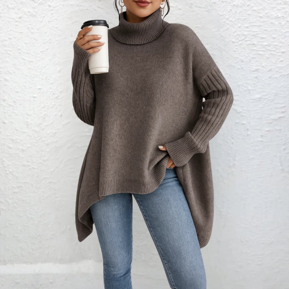 Løs rullekrave sweater 3